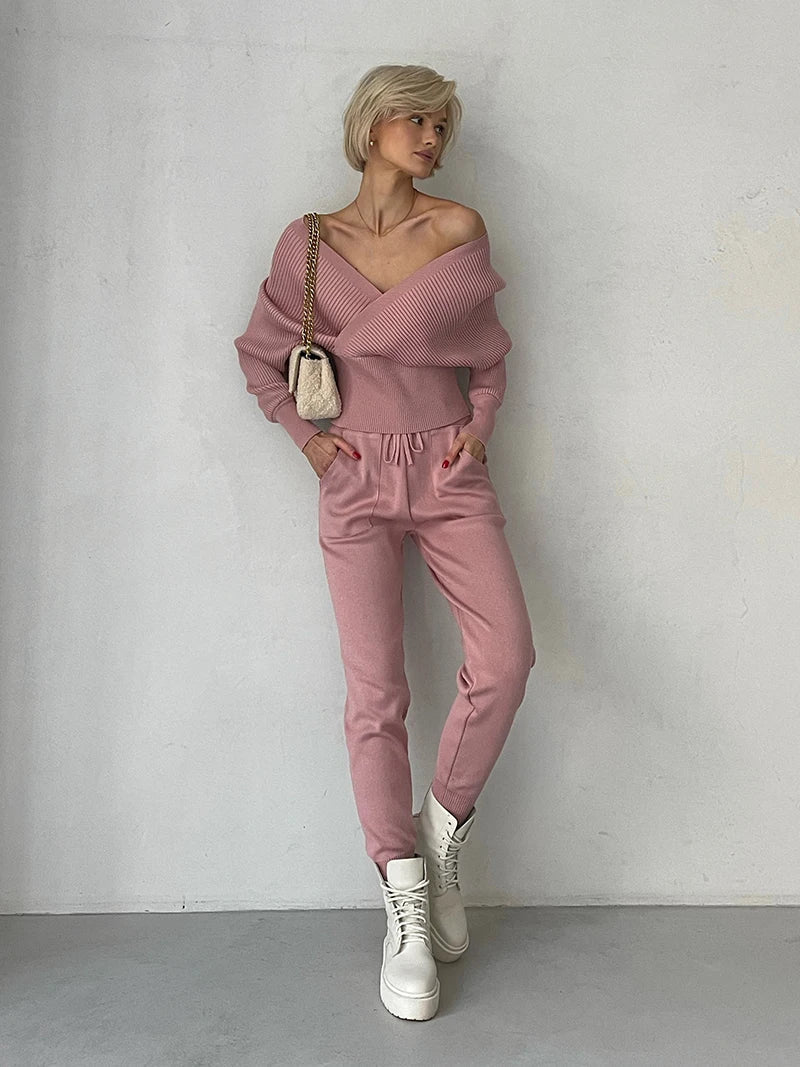Elina | Spor İki Parça Seti ile Sweatshirt ve Pantolon