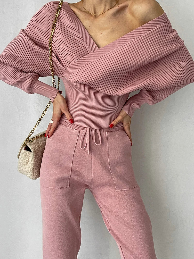 Elina | Spor İki Parça Seti ile Sweatshirt ve Pantolon