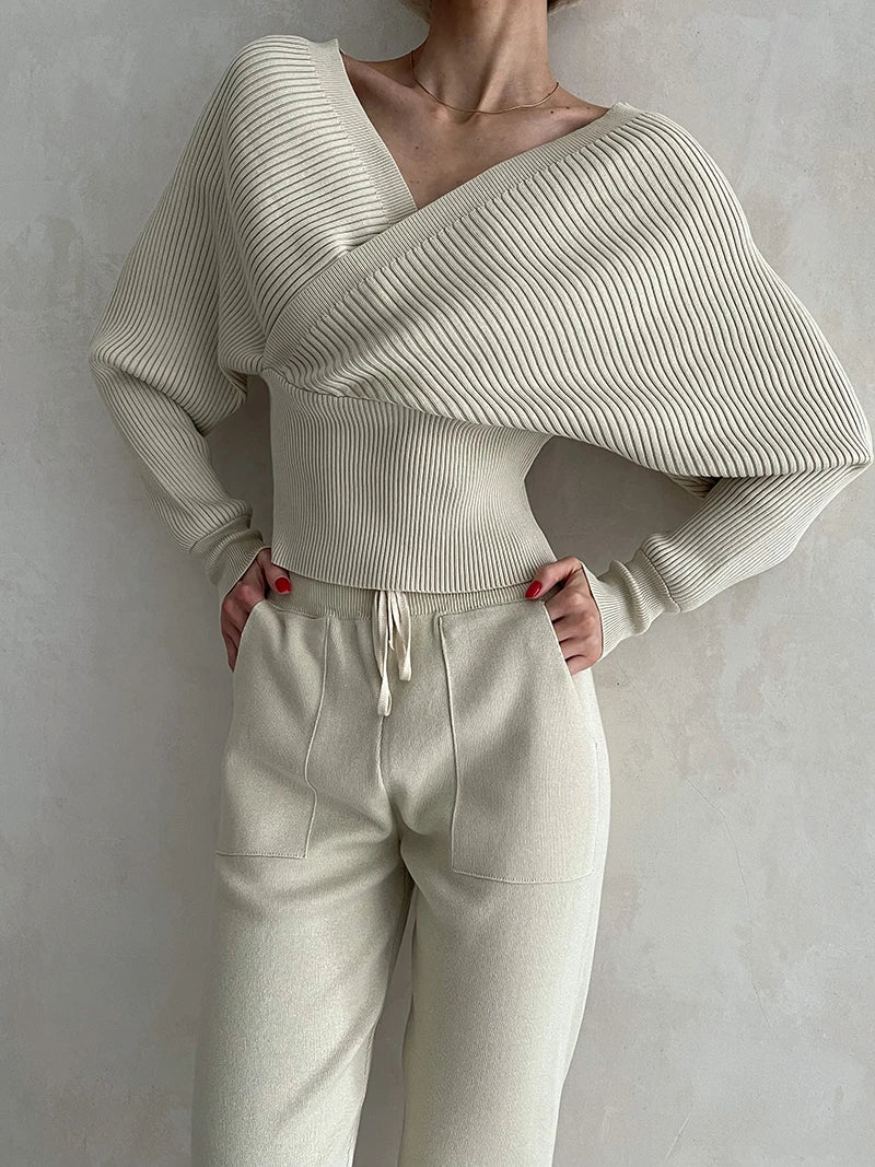 Elina | Spor İki Parça Seti ile Sweatshirt ve Pantolon