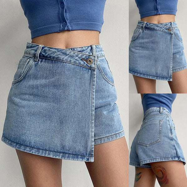Olivia | Denim Mini-Etek