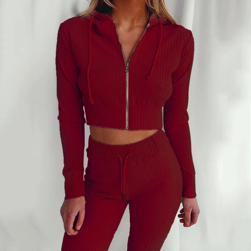 Zoe | Kadınlar için Modaya Uygun Slim-Fit Spor Seti