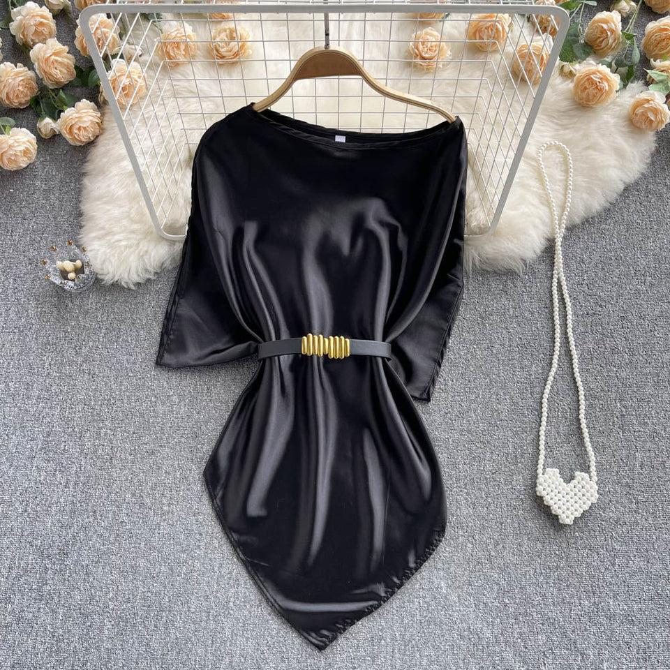 Chic Saten Bluz