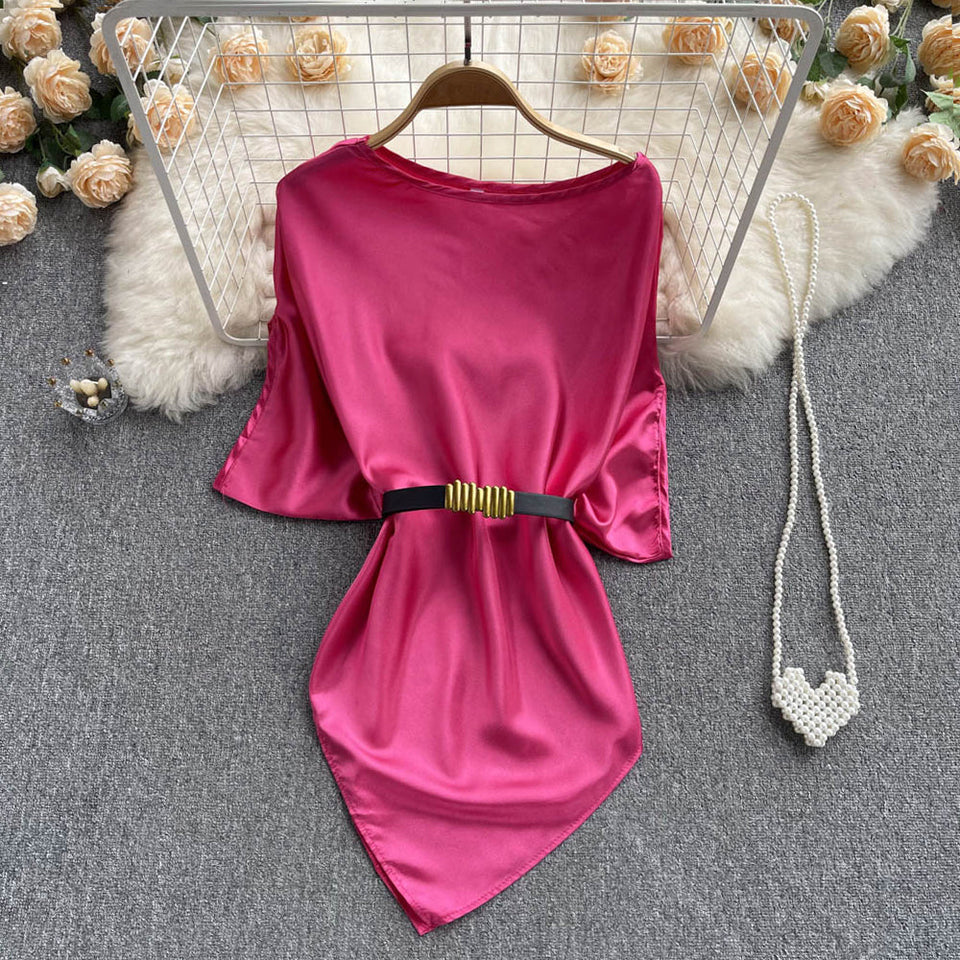 Chic Saten Bluz