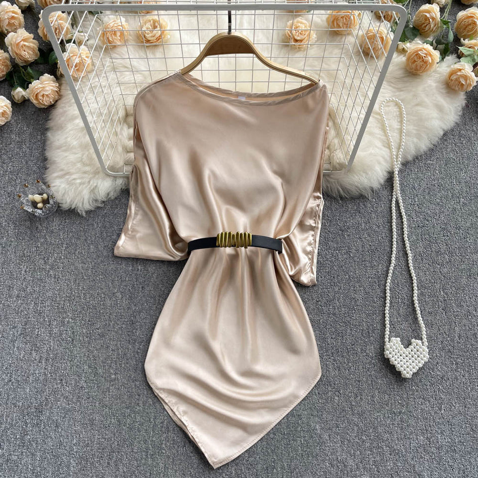 Chic Saten Bluz