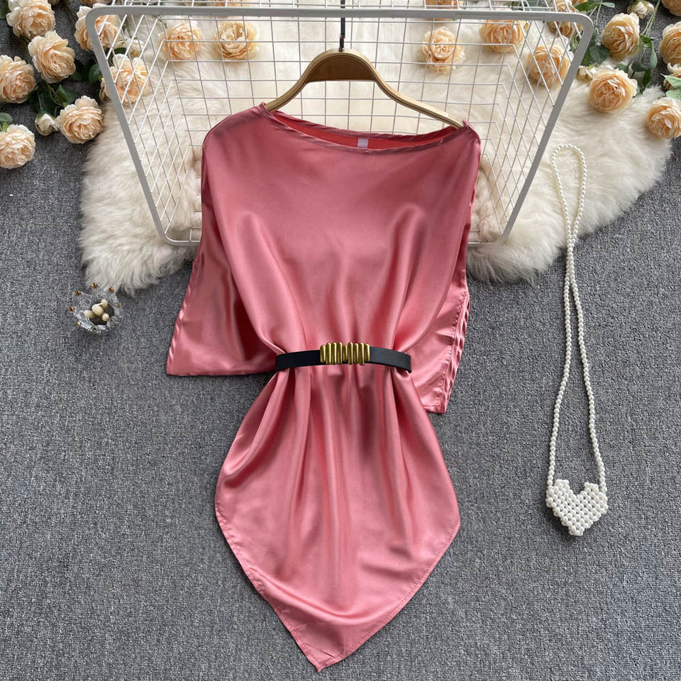 Chic Saten Bluz