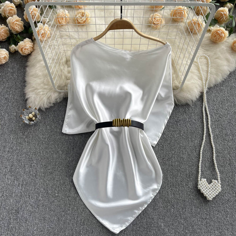 Chic Saten Bluz