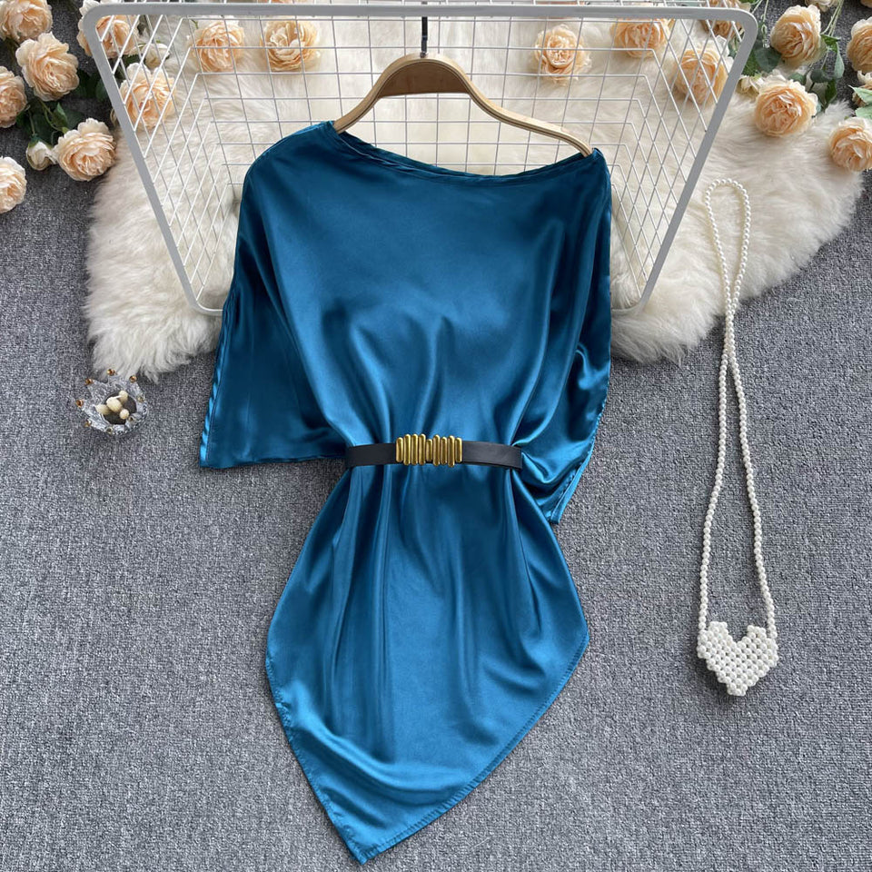 Chic Saten Bluz