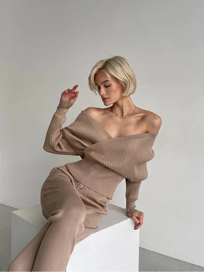 Elina | Spor İki Parça Seti ile Sweatshirt ve Pantolon