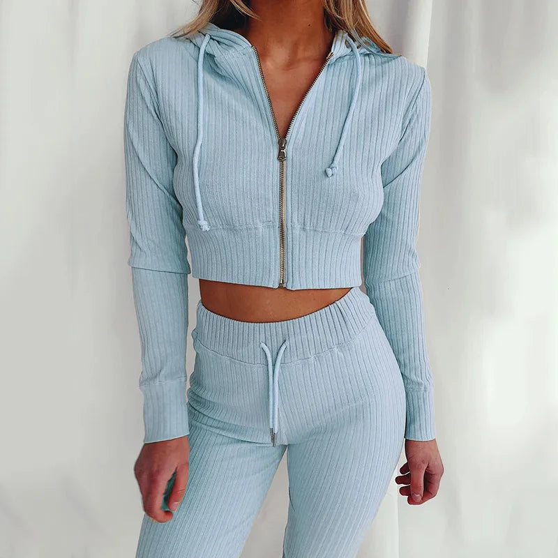 Zoe | Kadınlar için Modaya Uygun Slim-Fit Spor Seti