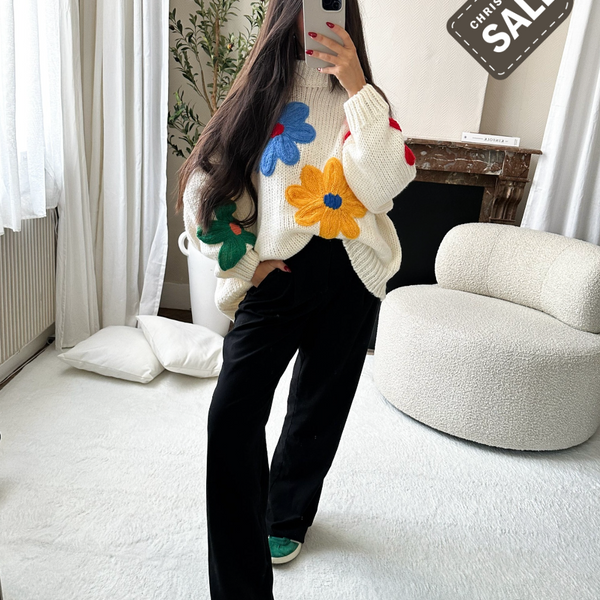 Mia™ Pullover Margerite yumuşak yün