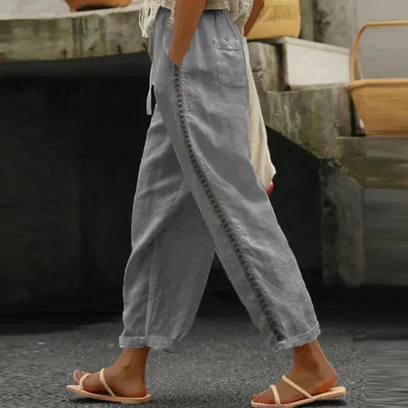 Aurea | Kadınlar için Boho Yaz Pantolonu
