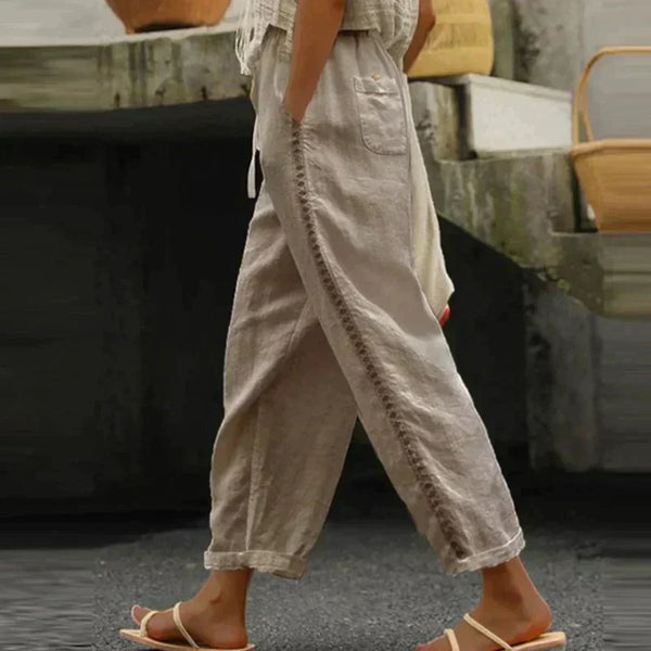Aurea | Kadınlar için Boho Yaz Pantolonu