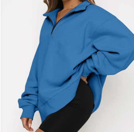 Charlotte – kadınlar için yaka detaylı sweatshirt