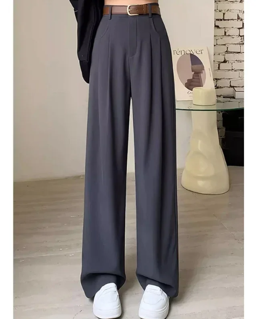 Aimie – Geniş Paça Pantolon – Klasik Yüksek Bel