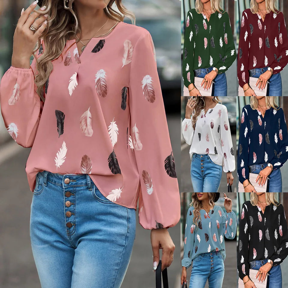 Mujer Şifon Bluz