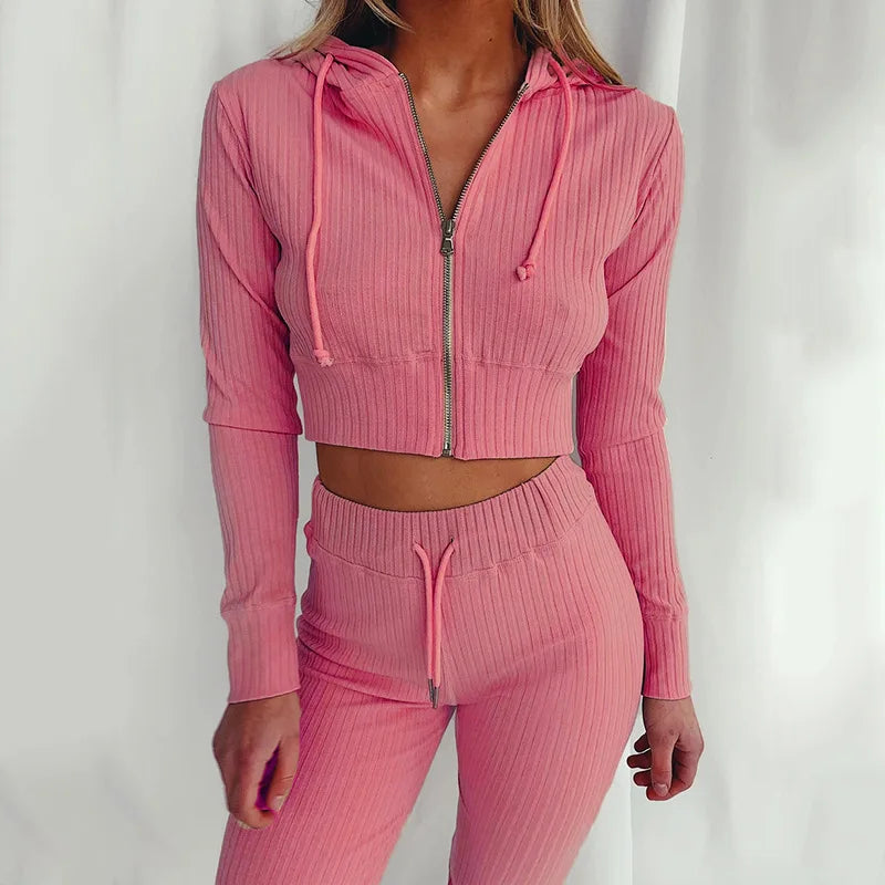 Zoe | Kadınlar için Modaya Uygun Slim-Fit Spor Seti