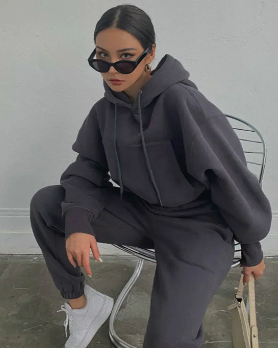 Alana | Kadınlar için Rahat Kış Sweatseti