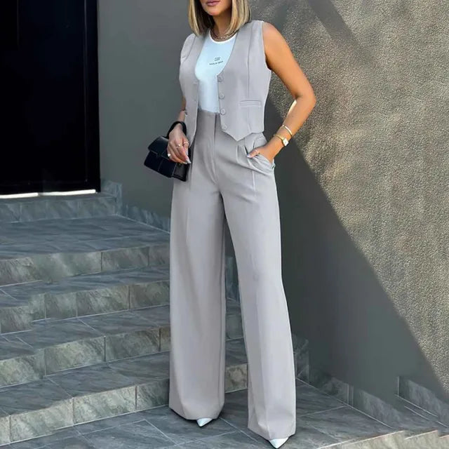 Marlene | Rahat Şık Kolsuz Hırka Seti