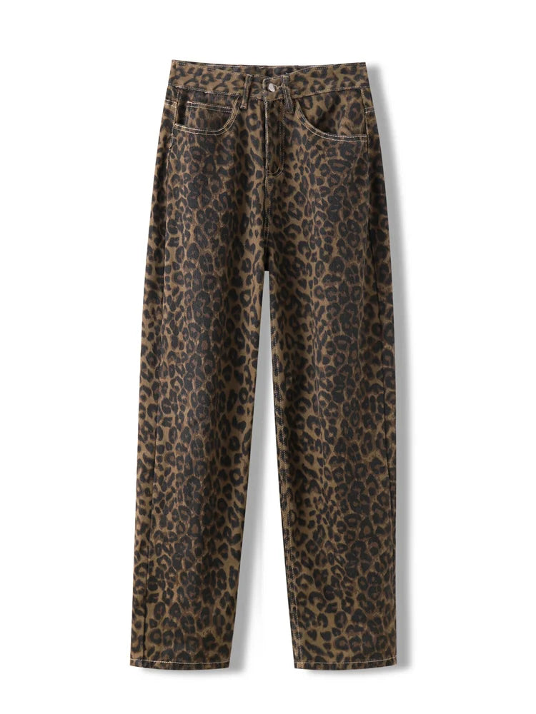 Lilly Leopar Kot Pantolon