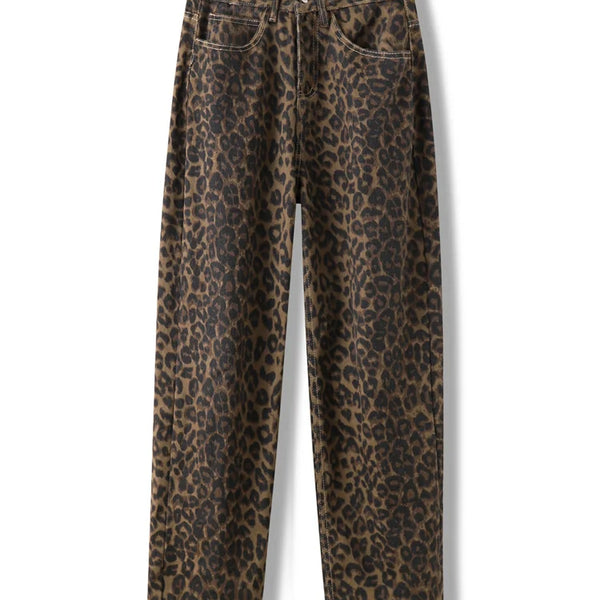 Lilly Leopar Kot Pantolon