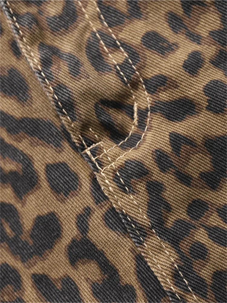 Lilly Leopar Kot Pantolon