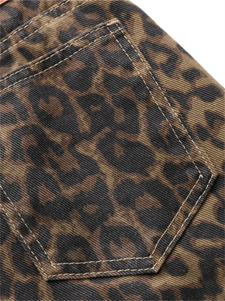Lilly Leopar Kot Pantolon