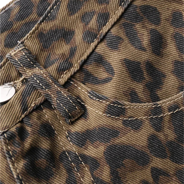 Lilly Leopar Kot Pantolon