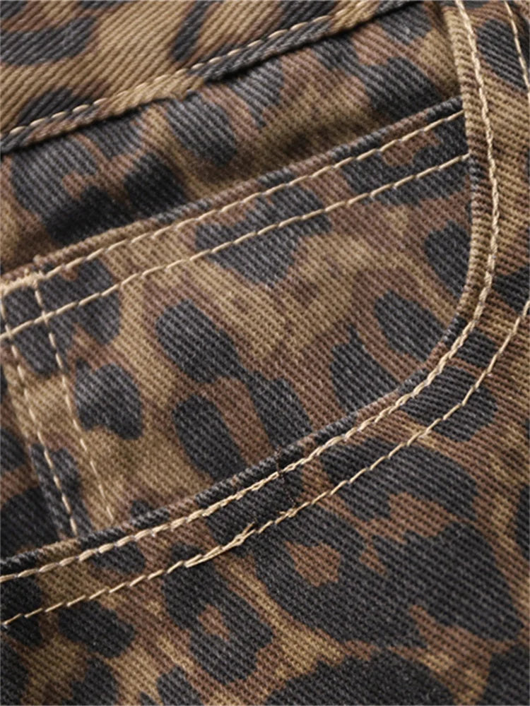 Lilly Leopar Kot Pantolon