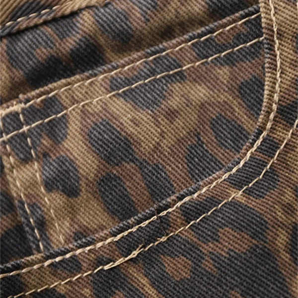 Lilly Leopar Kot Pantolon