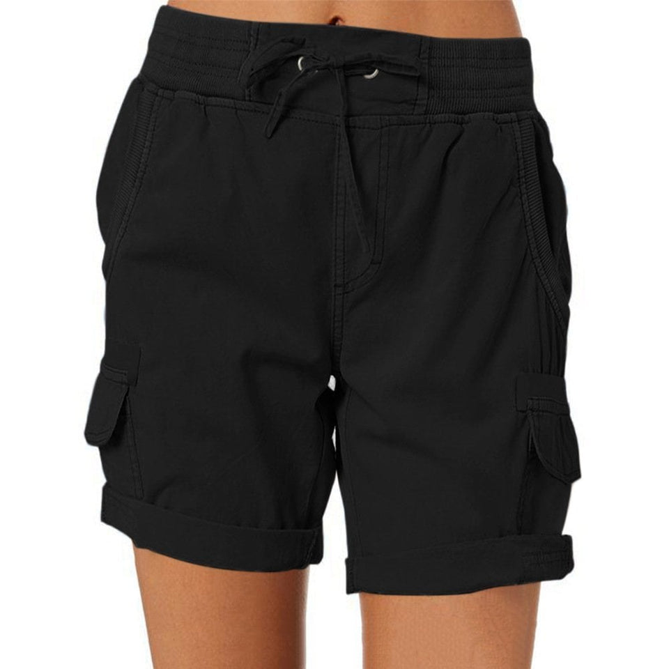 Victoria Yüksek Bel Rahat Short