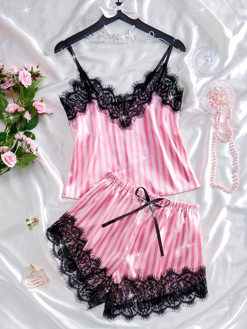 Çizgili Saten | Set