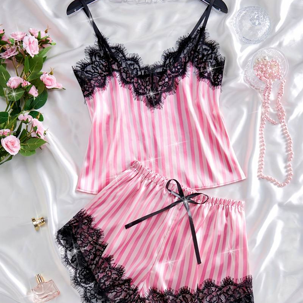 Çizgili Saten | Set
