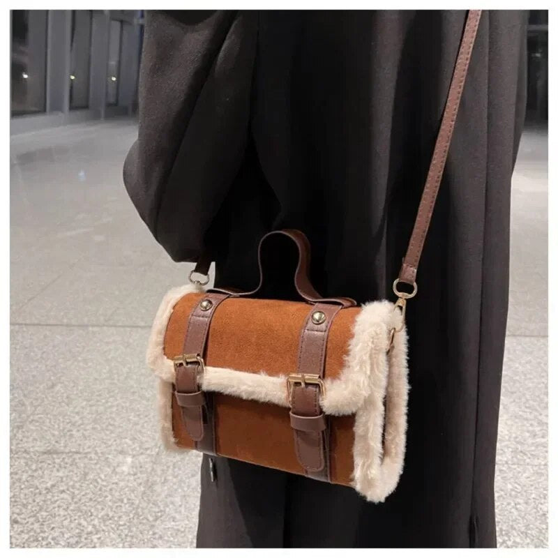 Bellachicha - Koyun Peluş Kadife Çanta