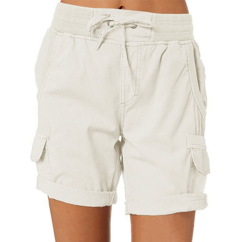 Victoria Yüksek Bel Rahat Short