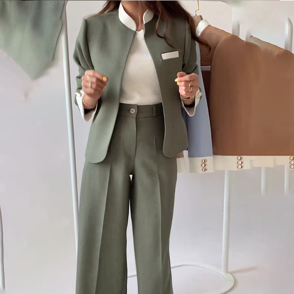 Daisy™ - Şık Blazer Pantolon Seti