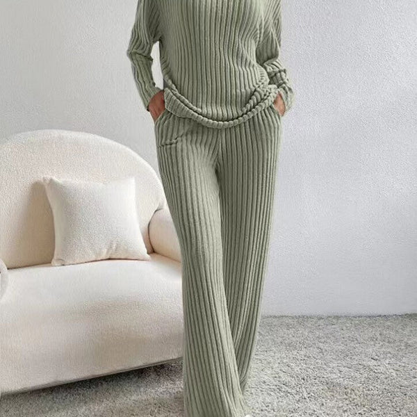 Leticia™ - Kadınlar için Triko Pantolon ve Triko Kazak
