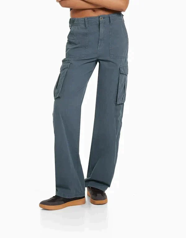 Janan | Kadın Düz Kesim Cargohose