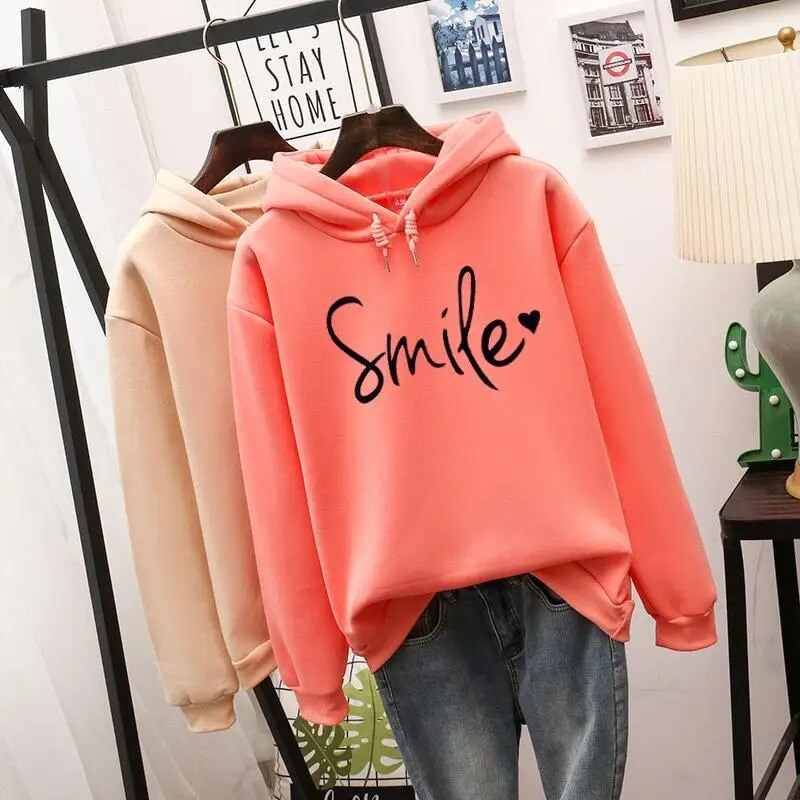 Rosemary - Aşk Gülümsemesi Kapüşonlu Sweatshirt