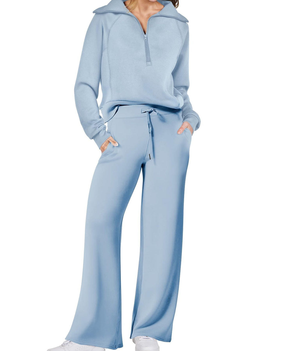 Jenny | Trendy Fermuarlı ve Rahat Set Kıyafeti