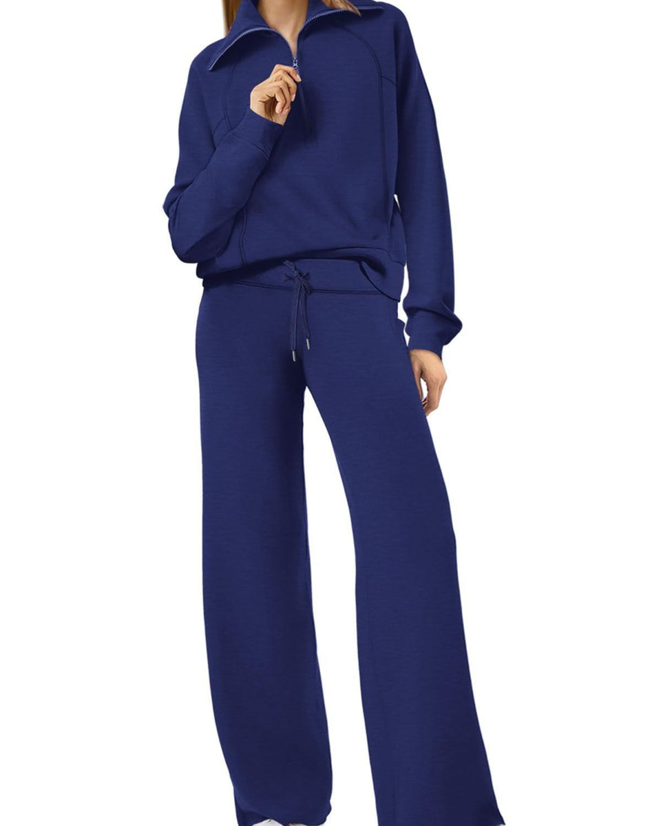 Jenny | Trendy Fermuarlı ve Rahat Set Kıyafeti