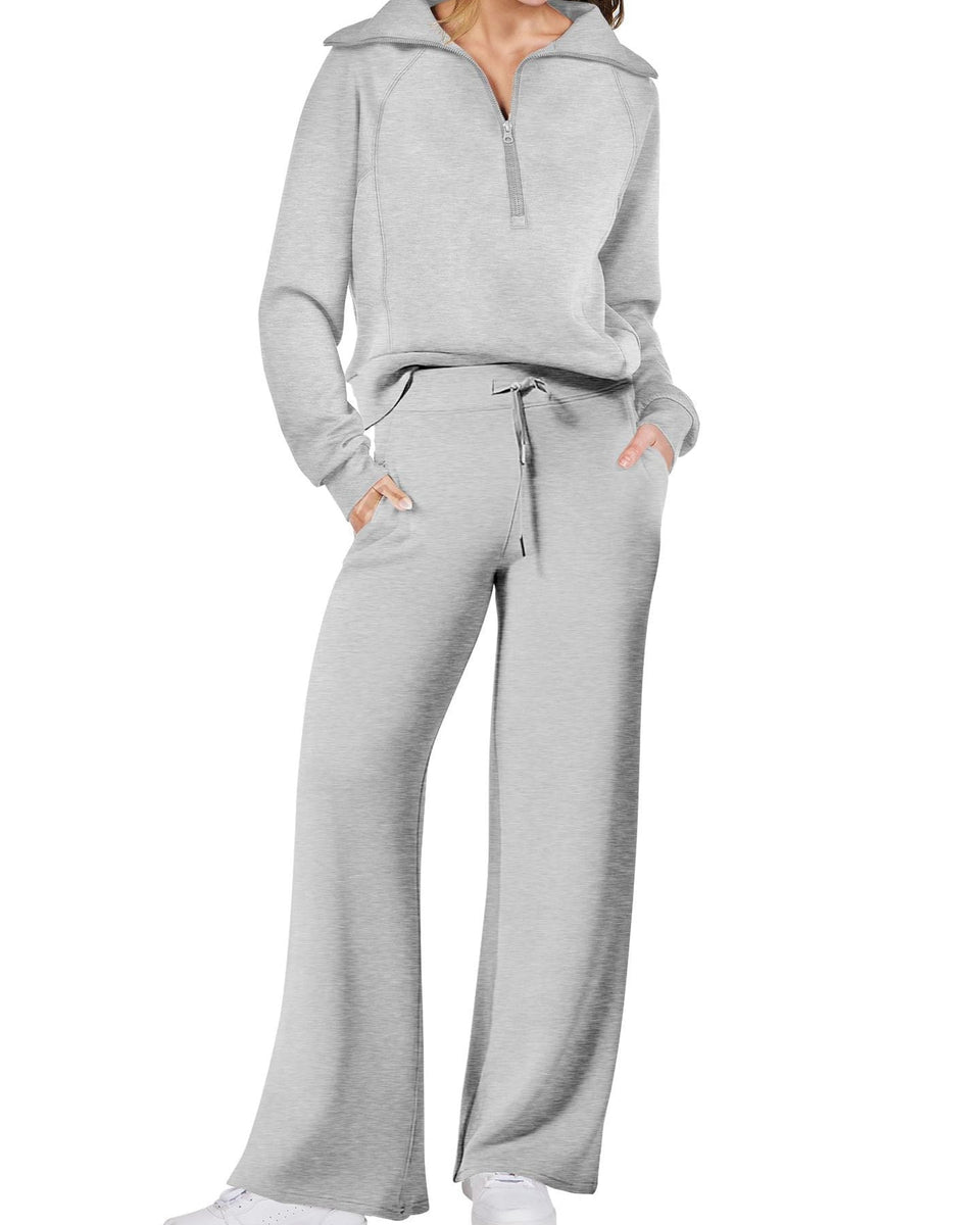 Jenny | Trendy Fermuarlı ve Rahat Set Kıyafeti