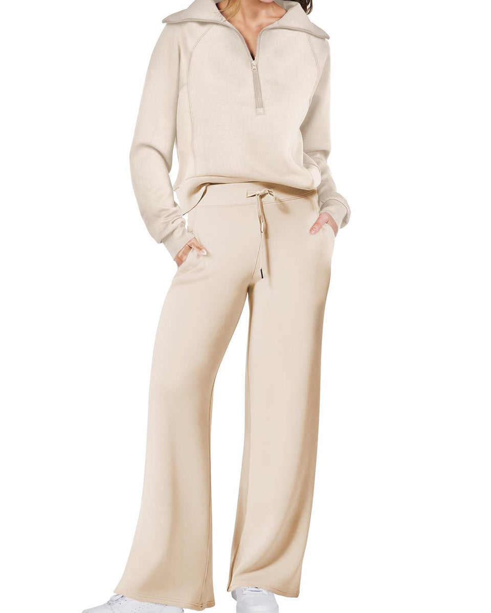 Jenny | Trendy Fermuarlı ve Rahat Set Kıyafeti