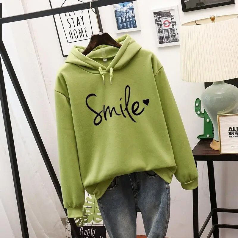 Rosemary - Aşk Gülümsemesi Kapüşonlu Sweatshirt