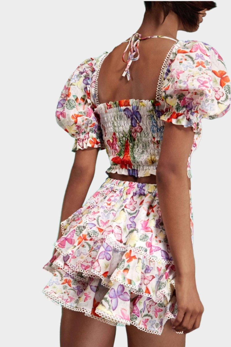 Mona Kelebek Desenli Set