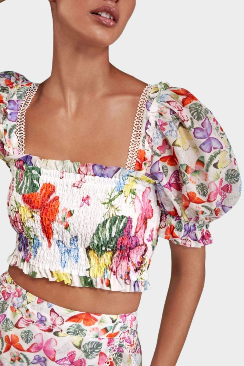 Mona Kelebek Desenli Set
