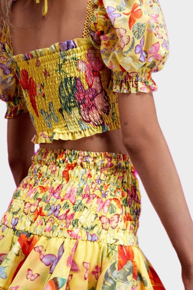 Mona Kelebek Desenli Set