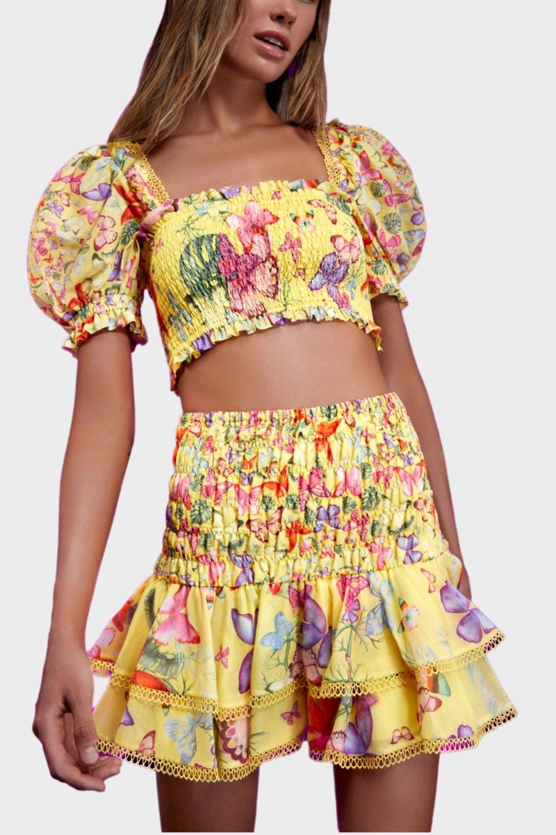 Mona Kelebek Desenli Set